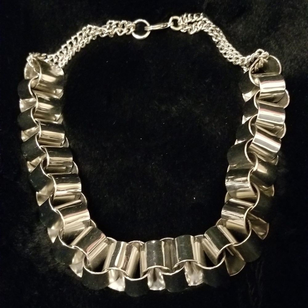 Fierce Rock Punk Chic Metal Choker Necklace